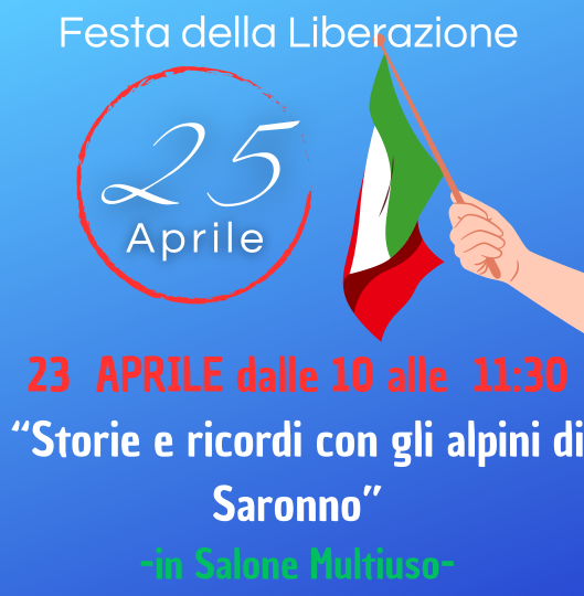 23 Aprile: Festeggiamo La liberazione a Casa Sant’Agnese